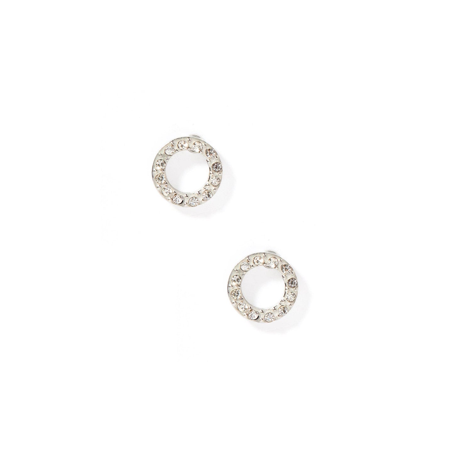 Screwback Stud Earrings - Lainey - Silver