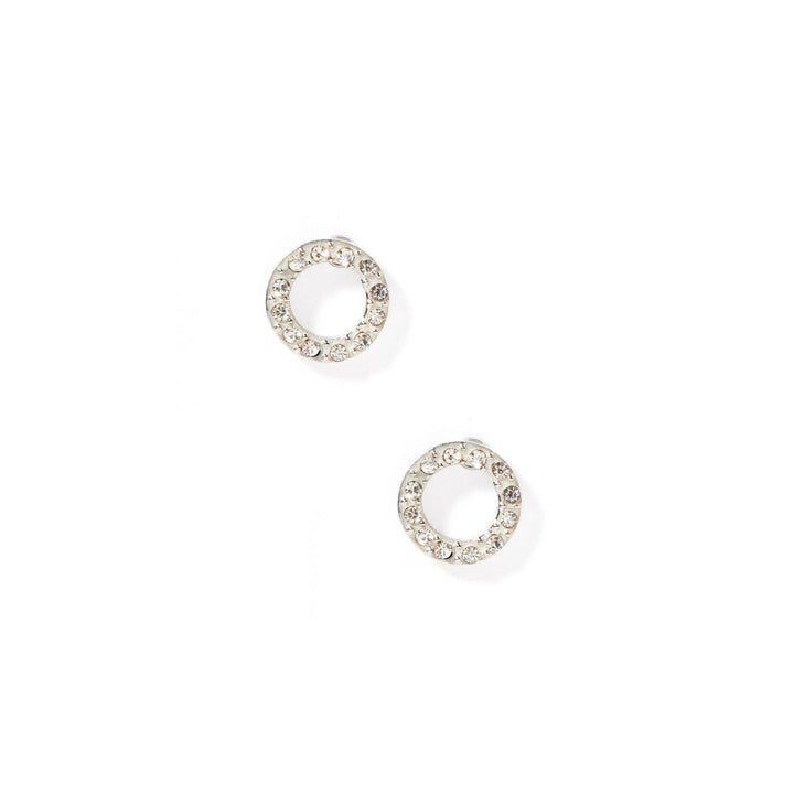 Screwback Stud Earrings - Lainey - Silver