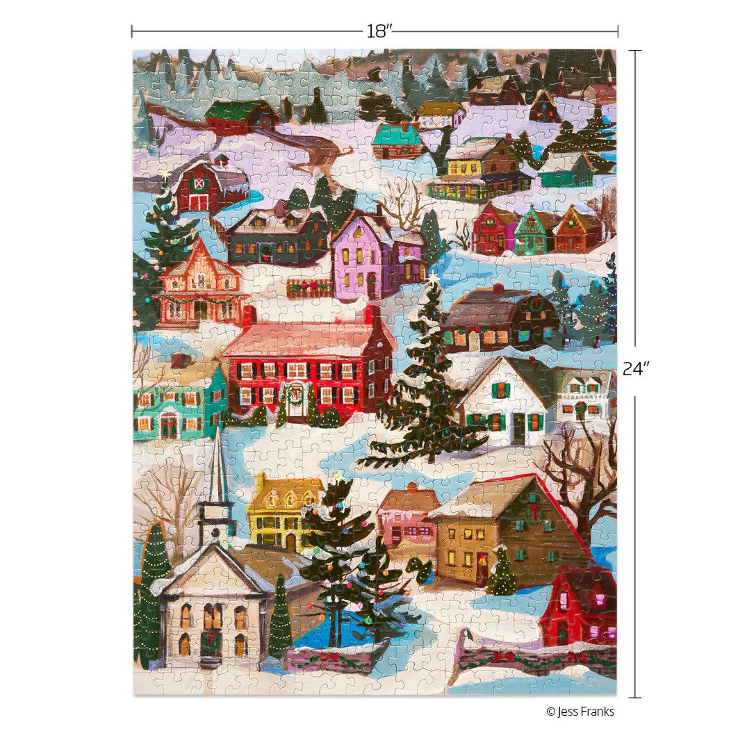 Winter Village 500 Piece Puzzle | Holiday Gift