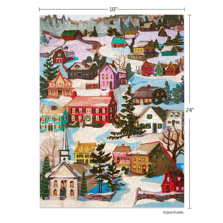 Winter Village 500 Piece Puzzle | Holiday Gift