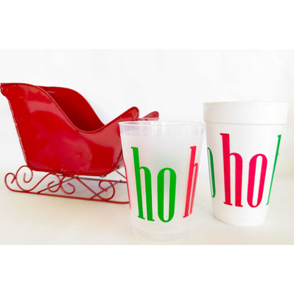Christmas Frosted Cup 10 Pack {ho ho ho}
