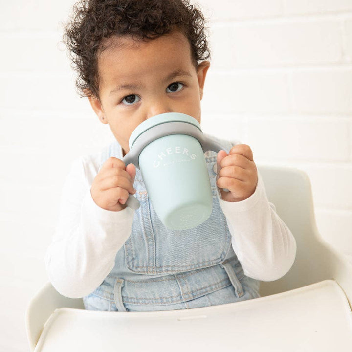 Bella Tunno Cheers Happy Sippy Cup — Grow-With-Me Silicone Sippy Cup