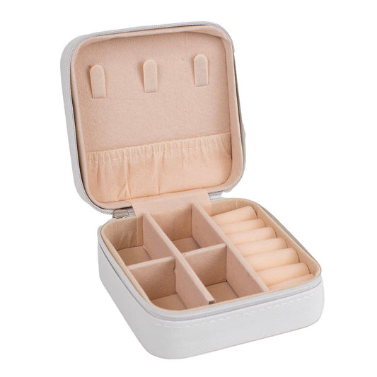 Sadie Jewelry Organizer  Cream 3.75x1.75x3.75