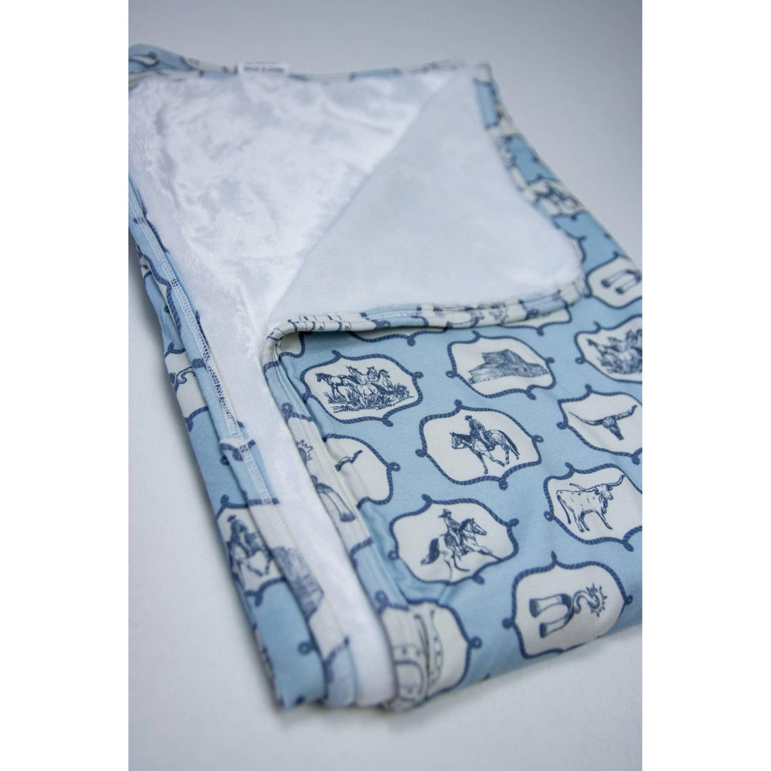 Cowboy Colt | Plush Swaddle Blanket