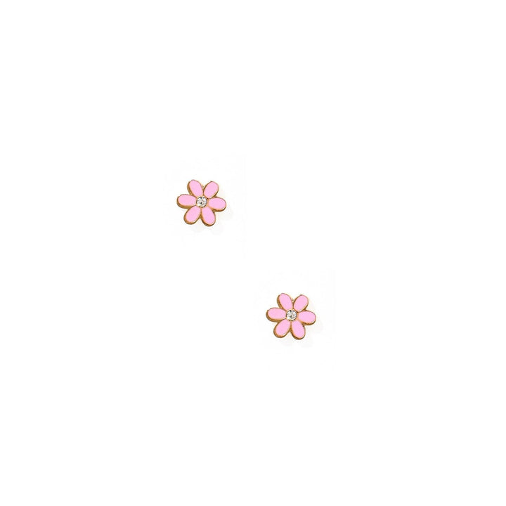 Screwback Stud Earrings - Alli Pink