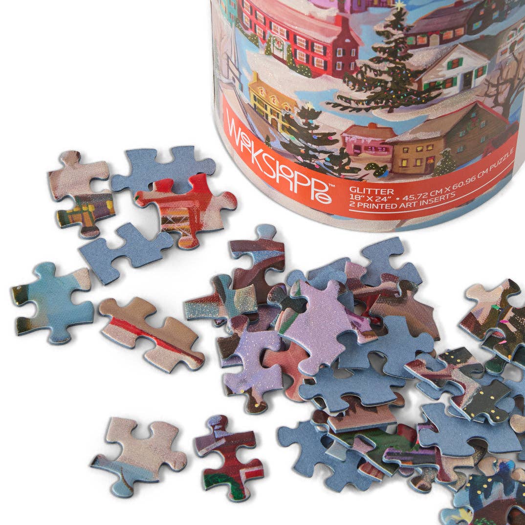 Winter Village 500 Piece Puzzle | Holiday Gift