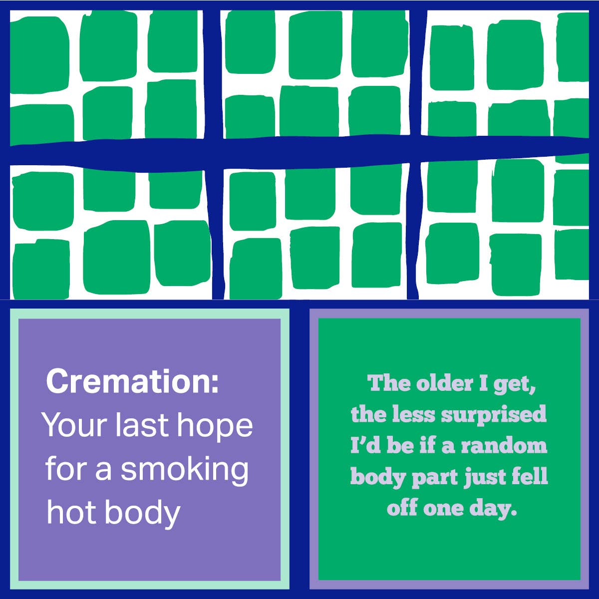 Napkin: Body part/Cremation