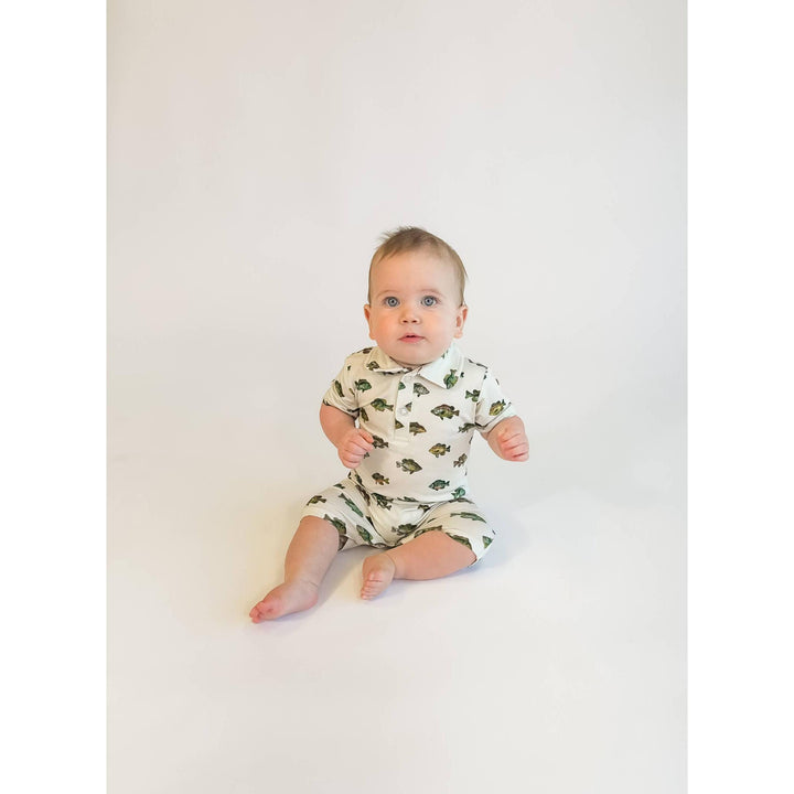 Lake Fish - SS Polo Romper