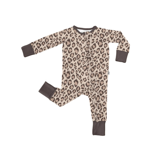 Classic Leopard  - LS Convertible Zip PJs