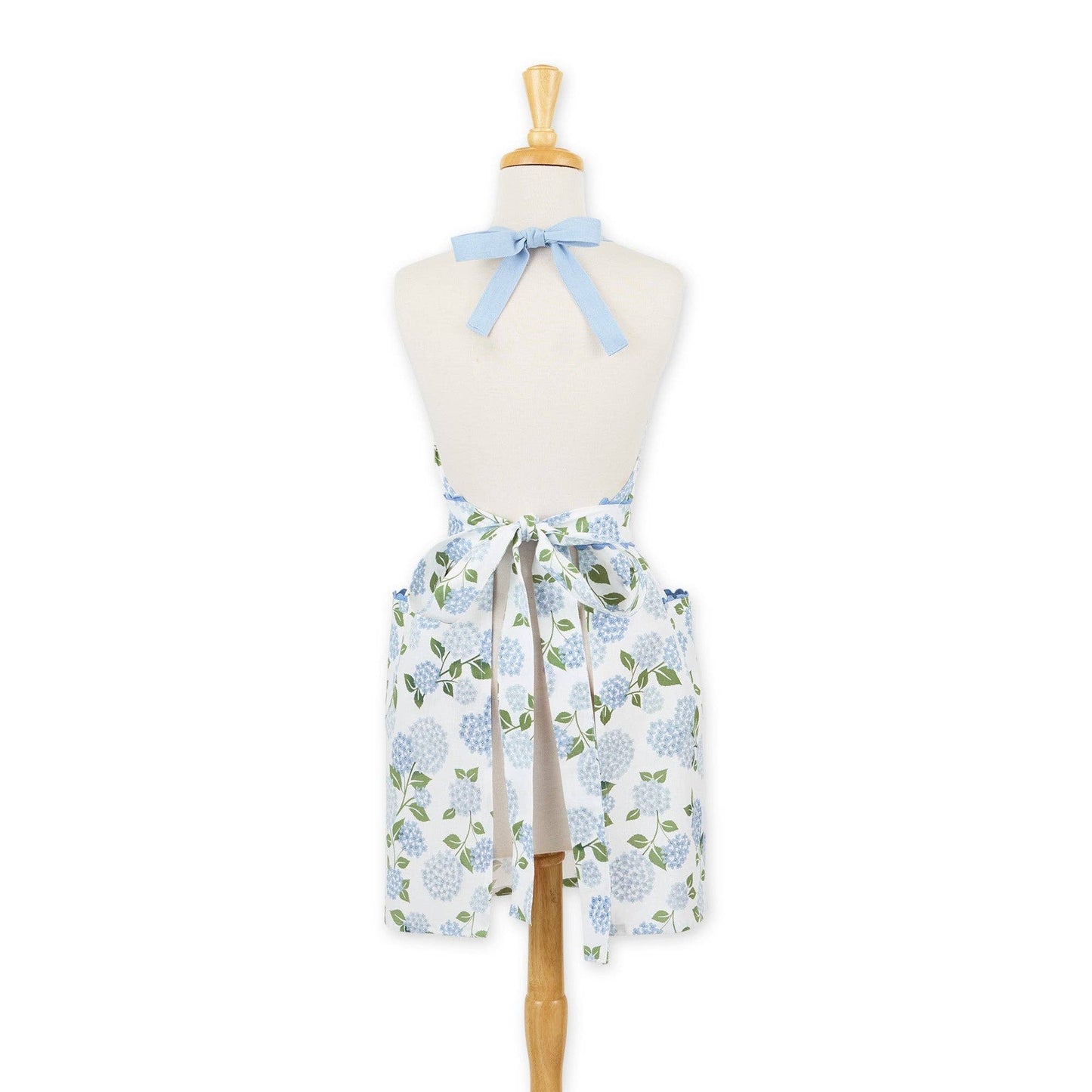 Hydrangea Garden Apron with 100% Cotton with Pockets