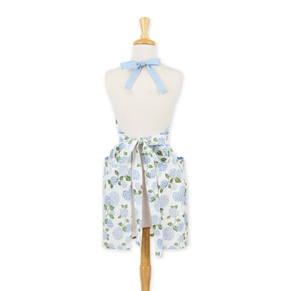 Hydrangea Garden Apron with 100% Cotton with Pockets