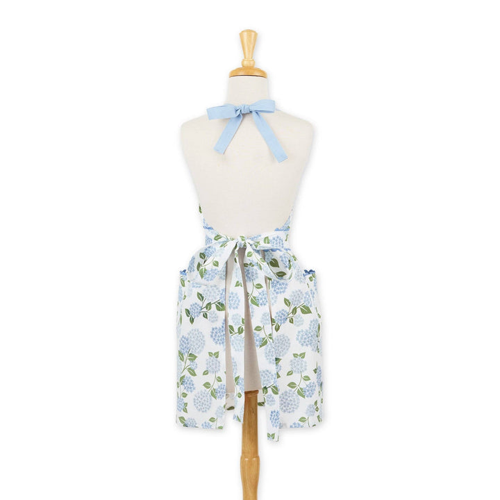 Hydrangea Garden Apron with 100% Cotton with Pockets