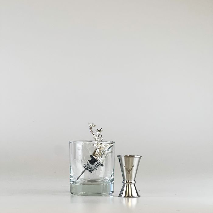 Stag Glass, Pourer &amp; Jigger Set