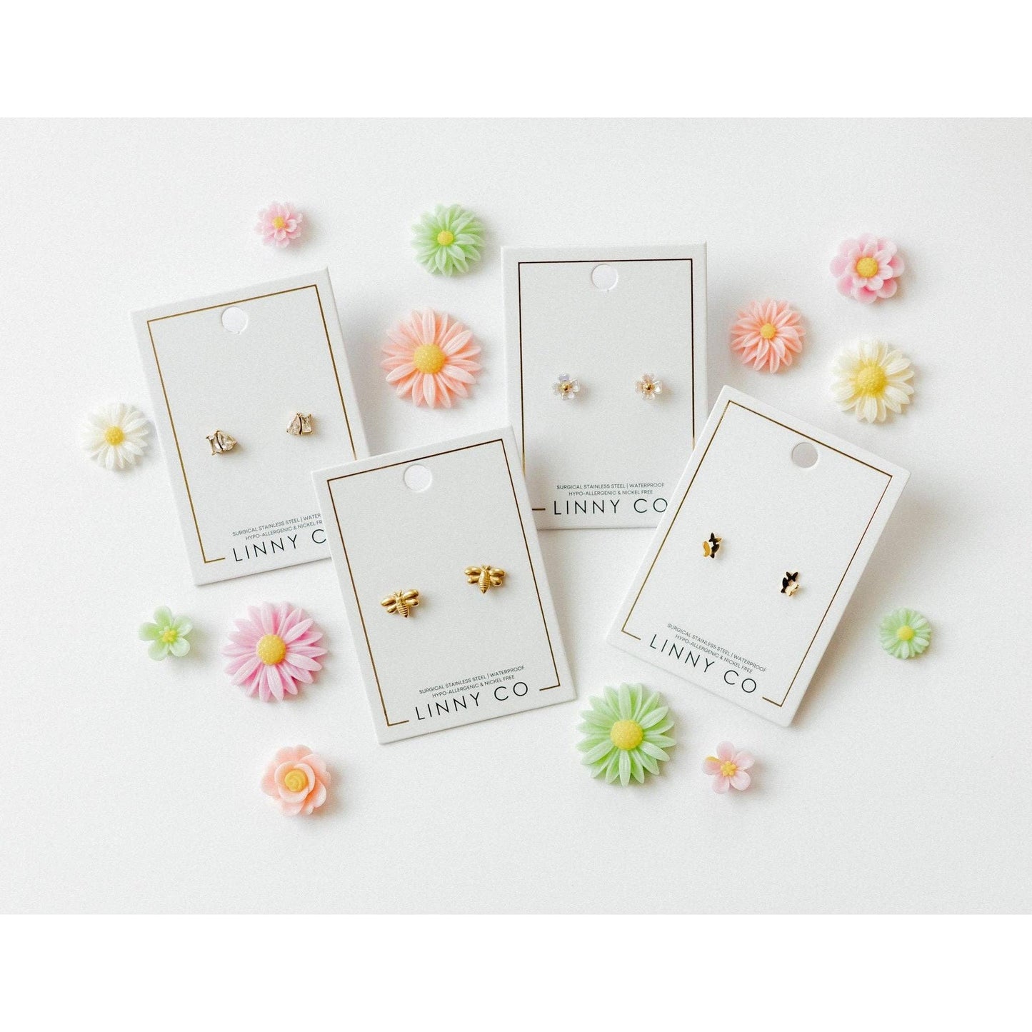 Screwback Stud Earrings - Maren