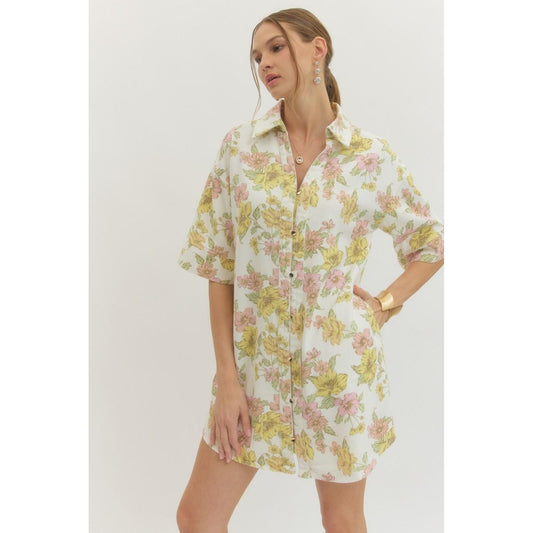 The Selah Floral Mini Dress