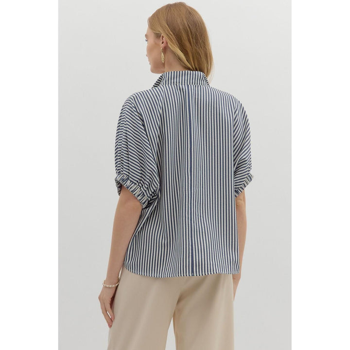 The Maren Striped Dolman Top