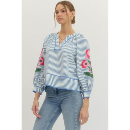 Maribelle Embroidered Top