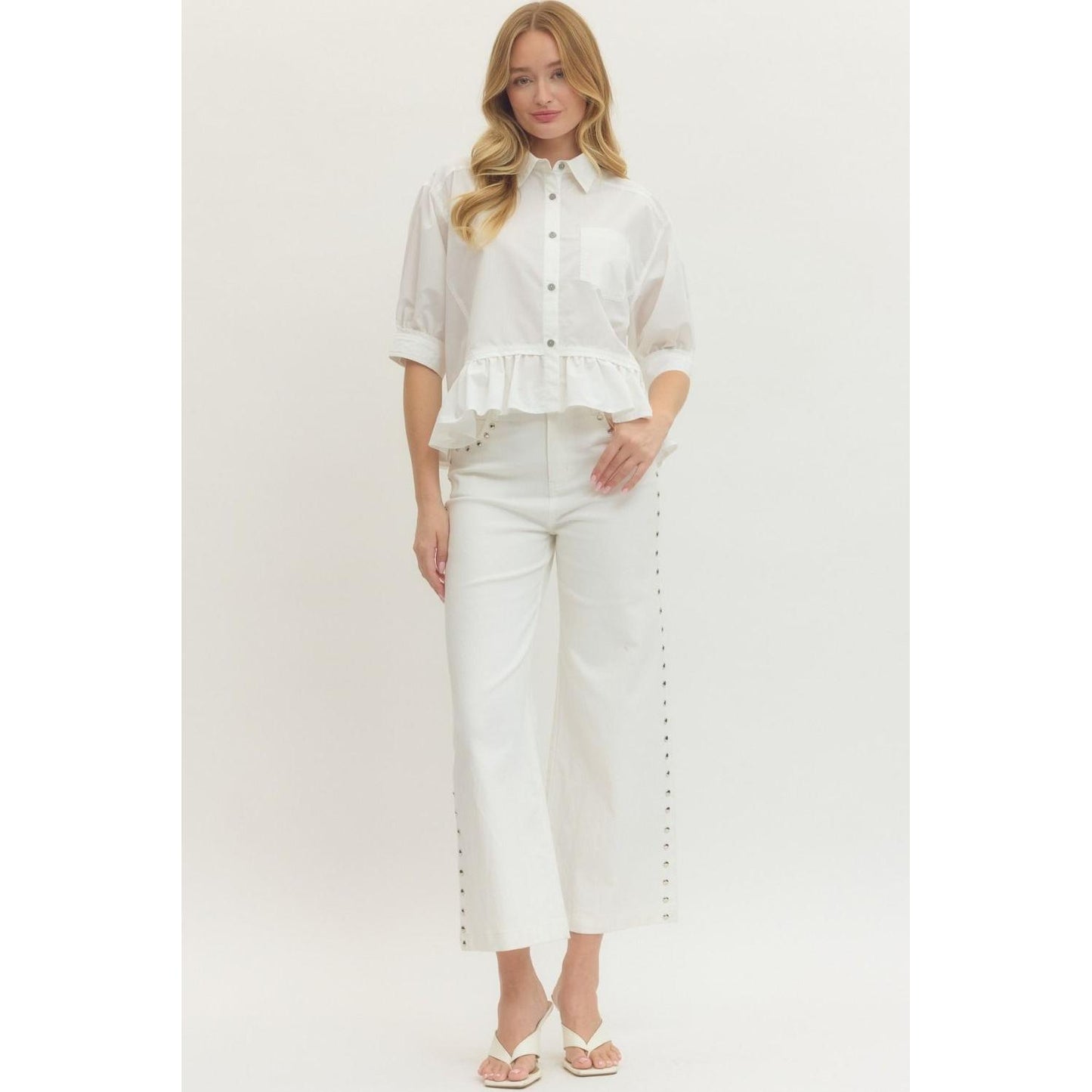 Liora Ruffle Hem Top