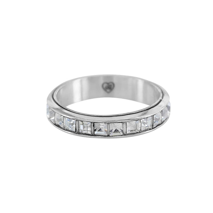 Brighton Eternal Stack Ring – Silver Stackable Eternal Band Ring Sizes 5-10