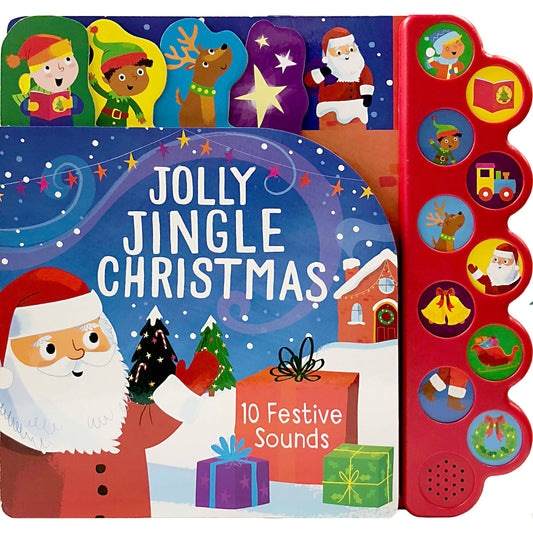 Jolly Jingle Christmas 10-Button Sound Book