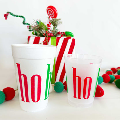 Christmas Frosted Cup 10 Pack {ho ho ho}