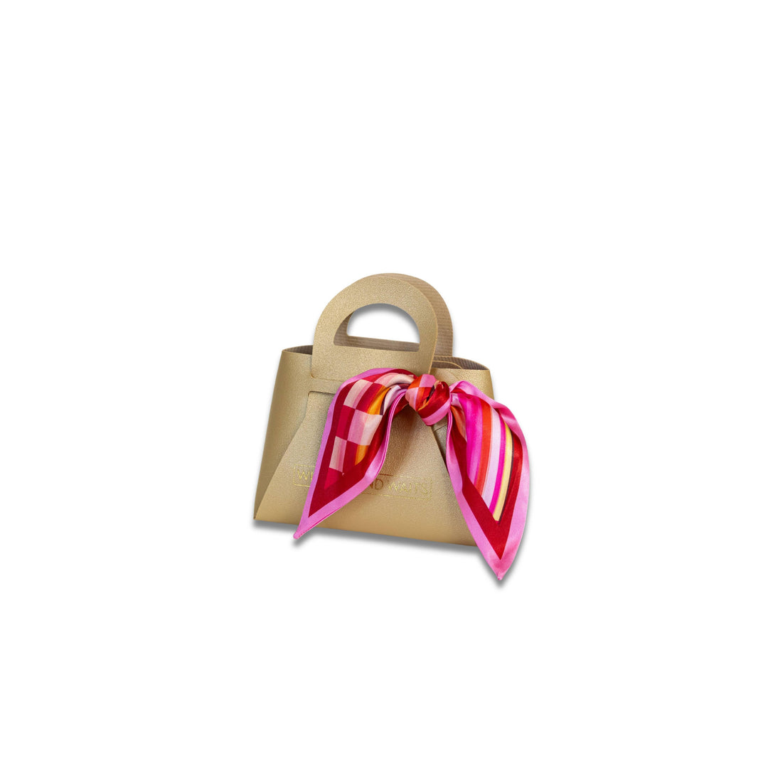 Winton &amp; Waits Checkmate Accessory Scarf | Twilly Style Hair &amp; Bag Scarf