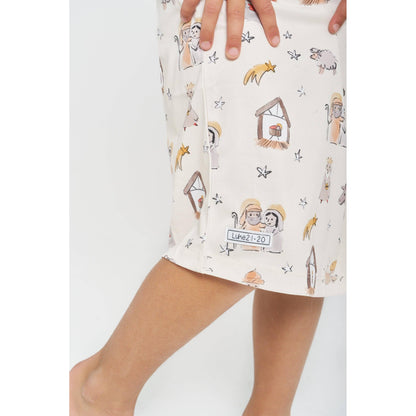 Away in a Manger PJ Girls Nightgown Polyester