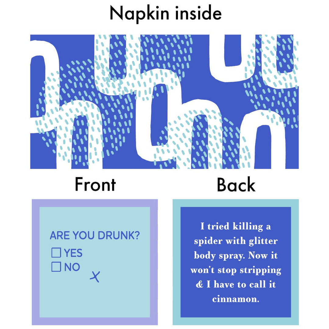 NAPKIN Internet | Funny Party Gift | Cocktail Napkin