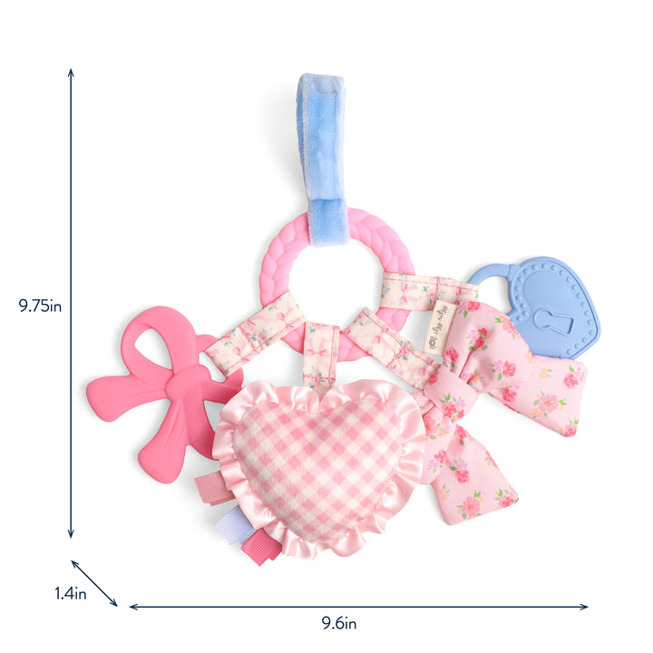 Itzy Ritzy Bow Bitzy Busy Ring -Stroller &amp; Car Seat Sensory Travel Toy
