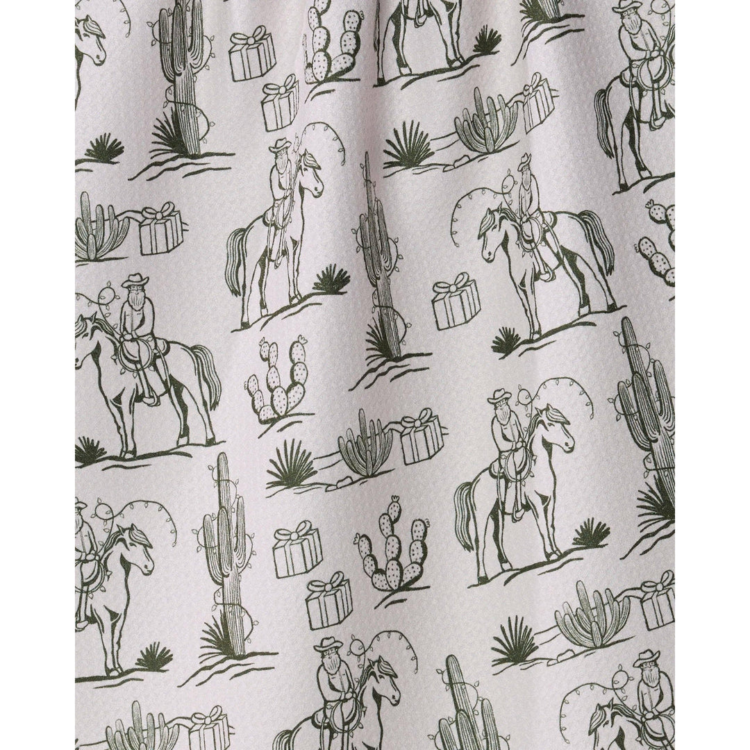 Cowboy Claus Tea Towel - Holiday 2026
