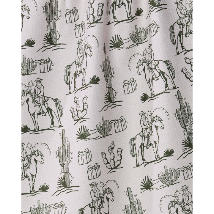 Cowboy Claus Tea Towel - Holiday 2026