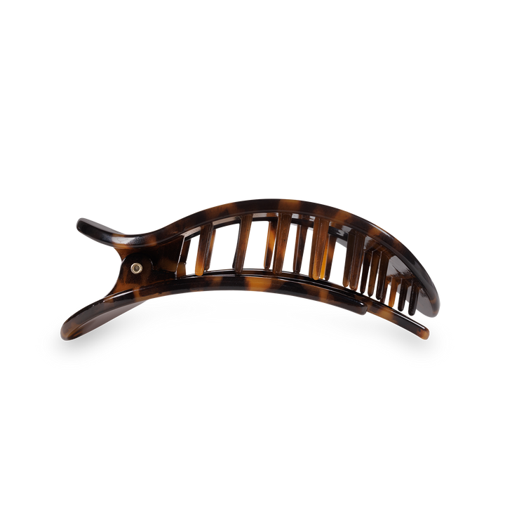 Round Flat Hair Clip | Small | Tortoise