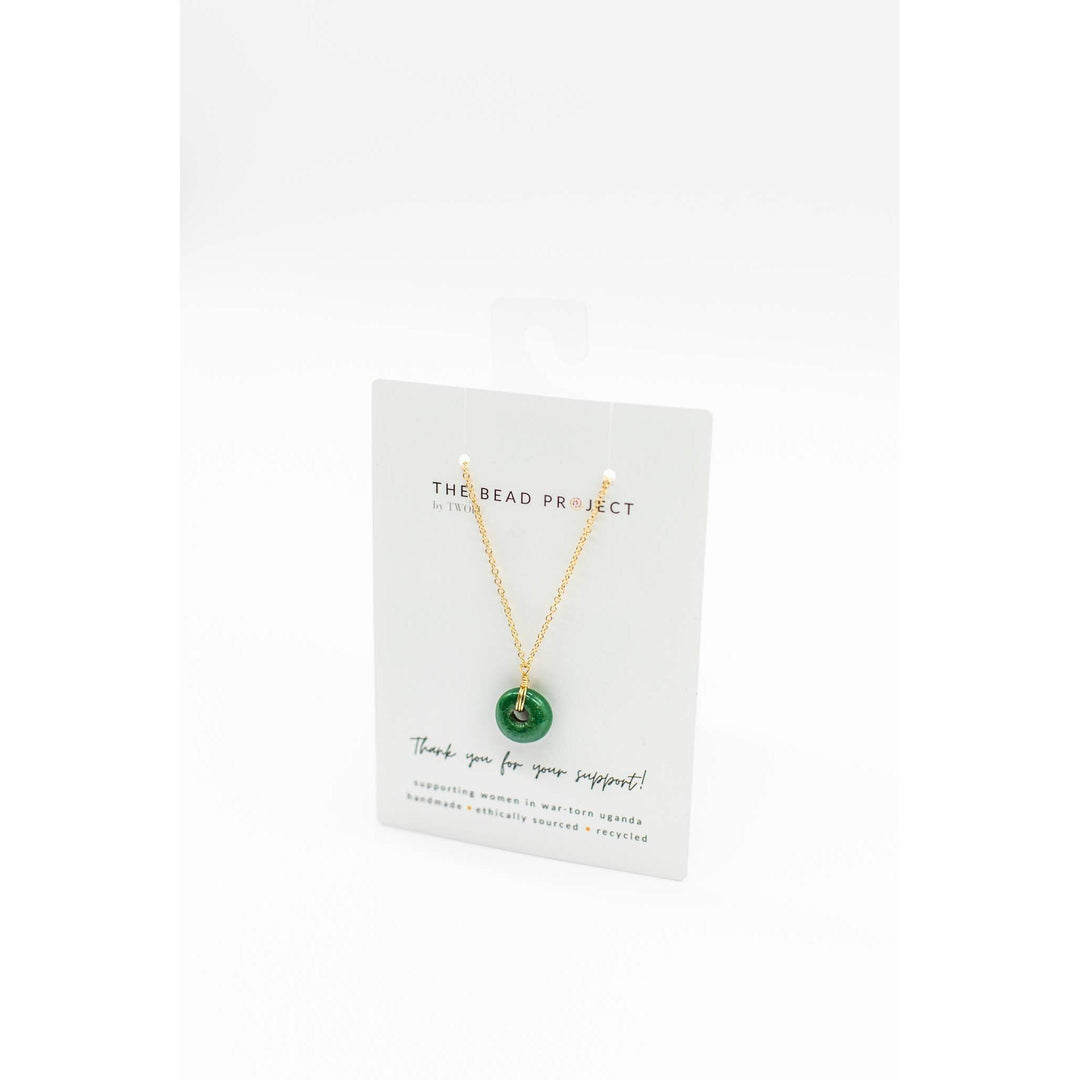 Recycled Glass Pendant Necklace