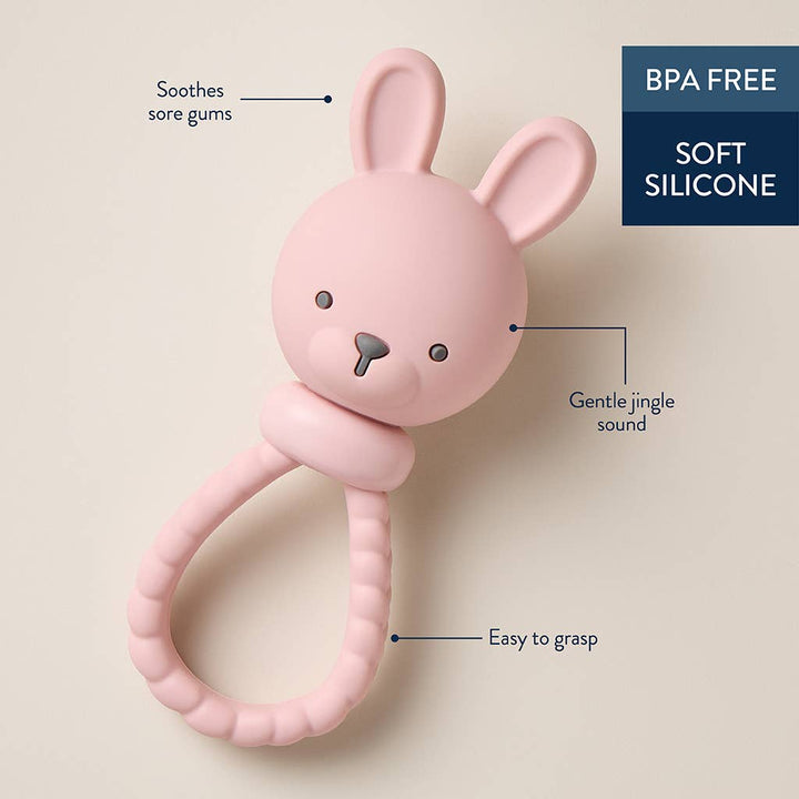 Itzy Ritzy Pink Bunny Sweetie Rattle™