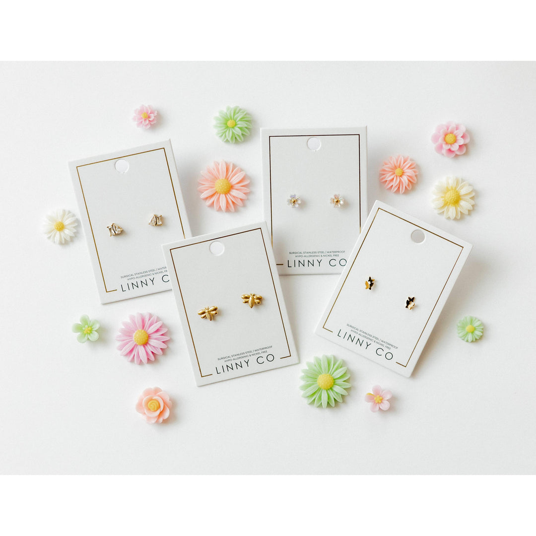 Screwback Stud Earrings - Sloane