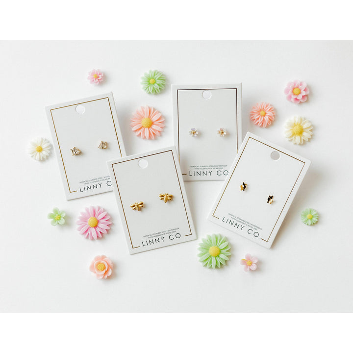 Screwback Stud Earrings - Sloane