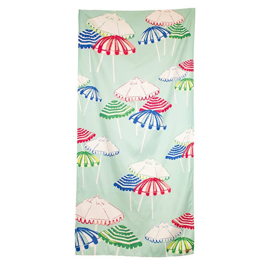 Monterosso  Beach Towel Capri/Hot Pink/Sapphire 34x70