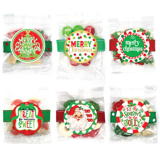 Christmas/ Holiday Candy Small Treat Bag Asst A