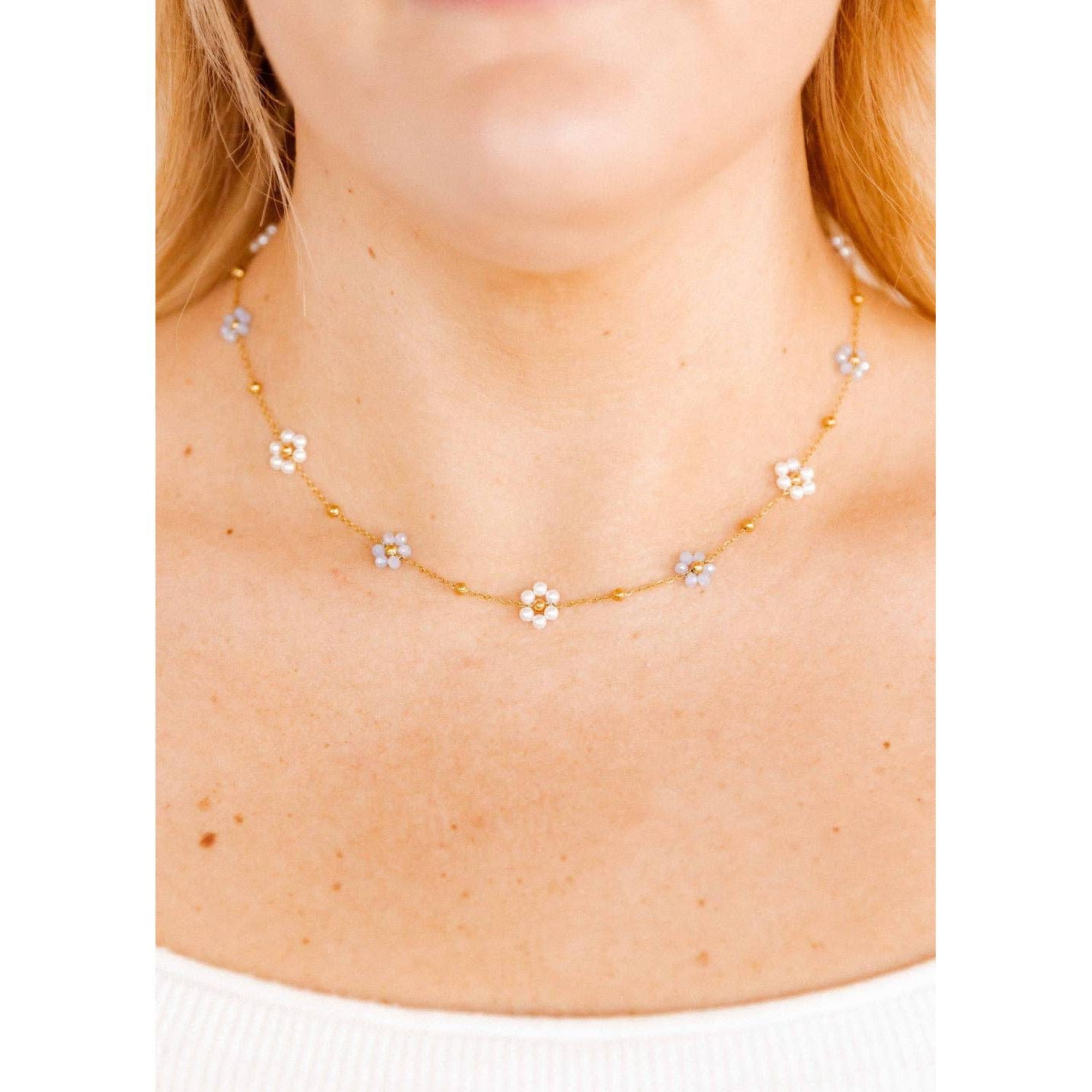 Necklace - Gracie - Blue