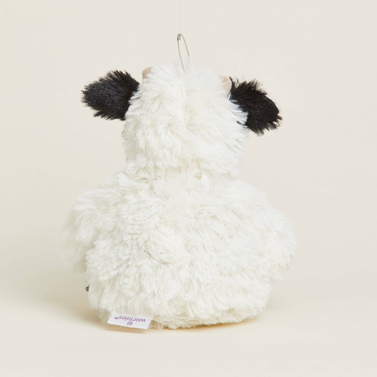 Warmies Black and White Cow Junior Microwavable Plush