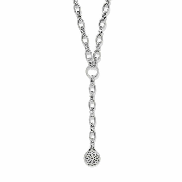 Brighton Ferrara Siena Y Necklace – Italian-Inspired Silver Y-Drop Pendant Necklace
