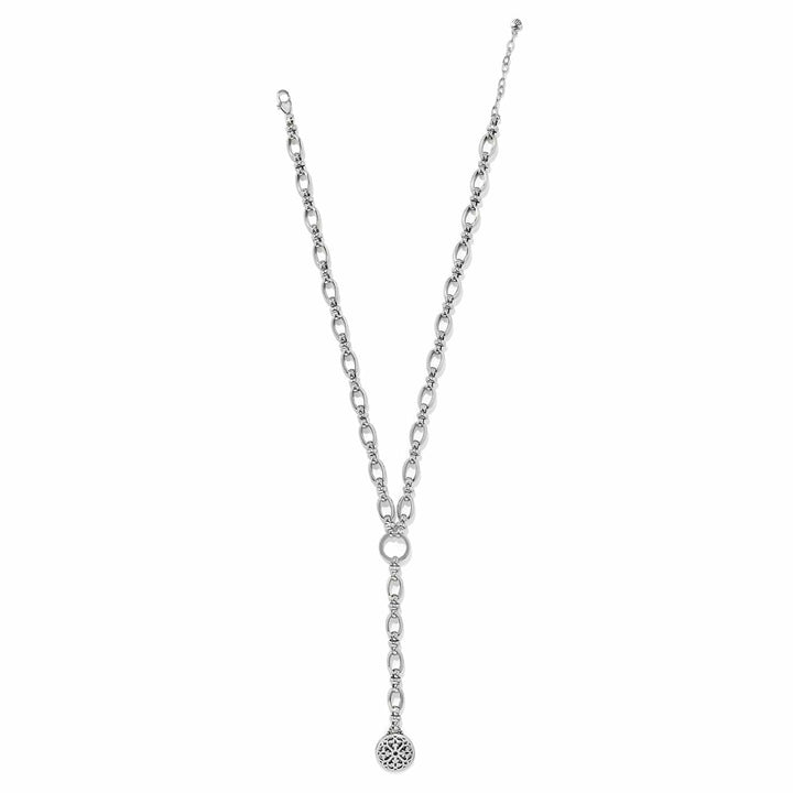 Brighton Ferrara Siena Y Necklace – Italian-Inspired Silver Y-Drop Pendant Necklace