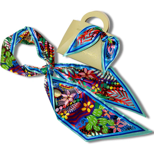 Winton and Waits Vibrant Patterned Scarf