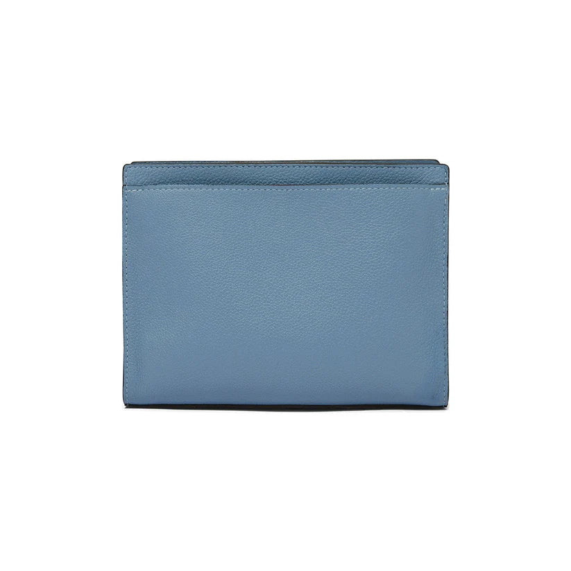 Brighton Findley Organizer - Balboa Blue Leather Crossbody