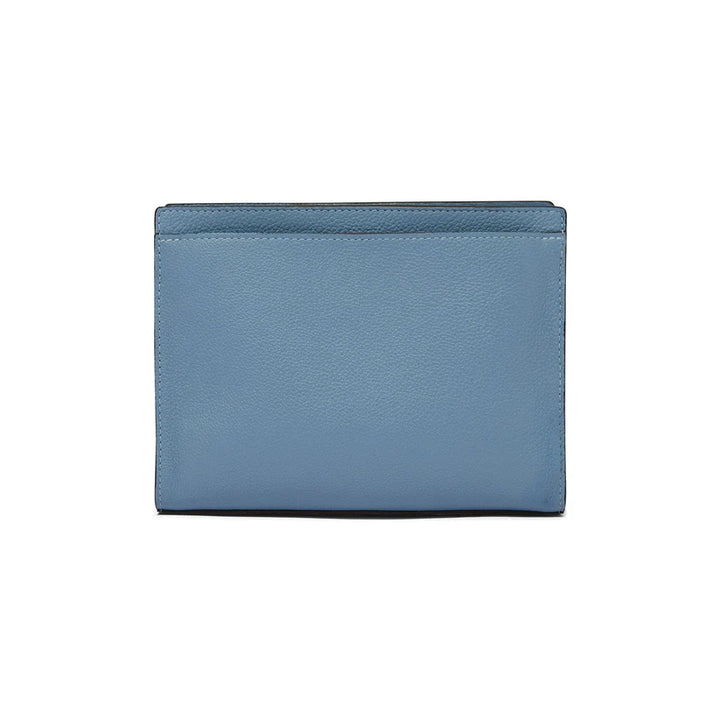 Brighton Findley Organizer - Balboa Blue Leather Crossbody
