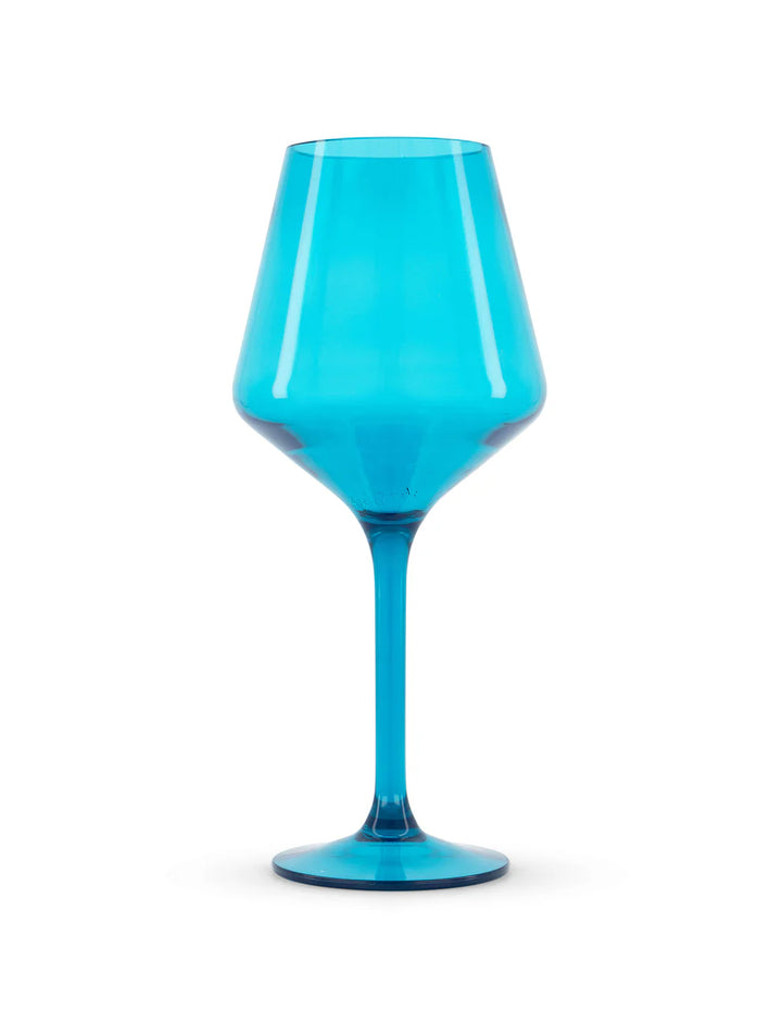 Pop Design Unbreakable Acrylic Stemmed Wine Glasses - Jewel