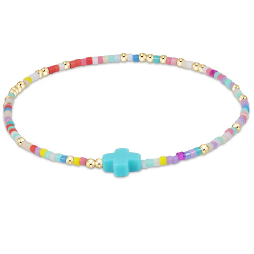 egirl hope unwritten signature cross bracelet - hot mess