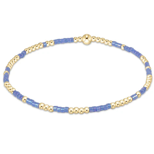 hope unwritten bracelet - bright blue