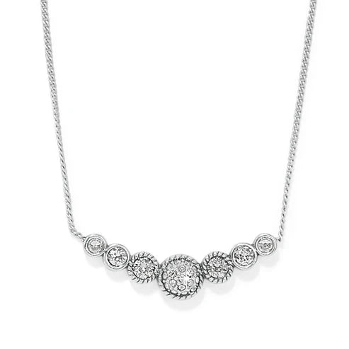 Brighton Illumina Celeste Bar Necklace — Silver