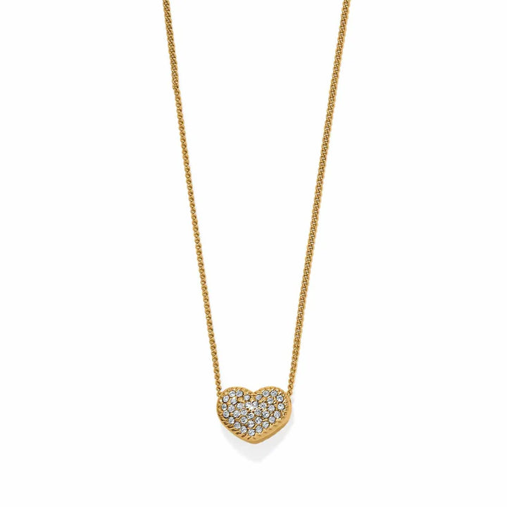 Illumina Celeste Gold Heart Petite Necklace